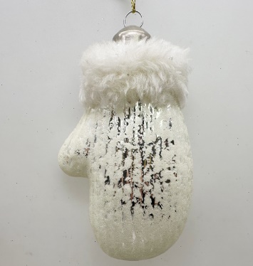Glass Christmas decoration Glove